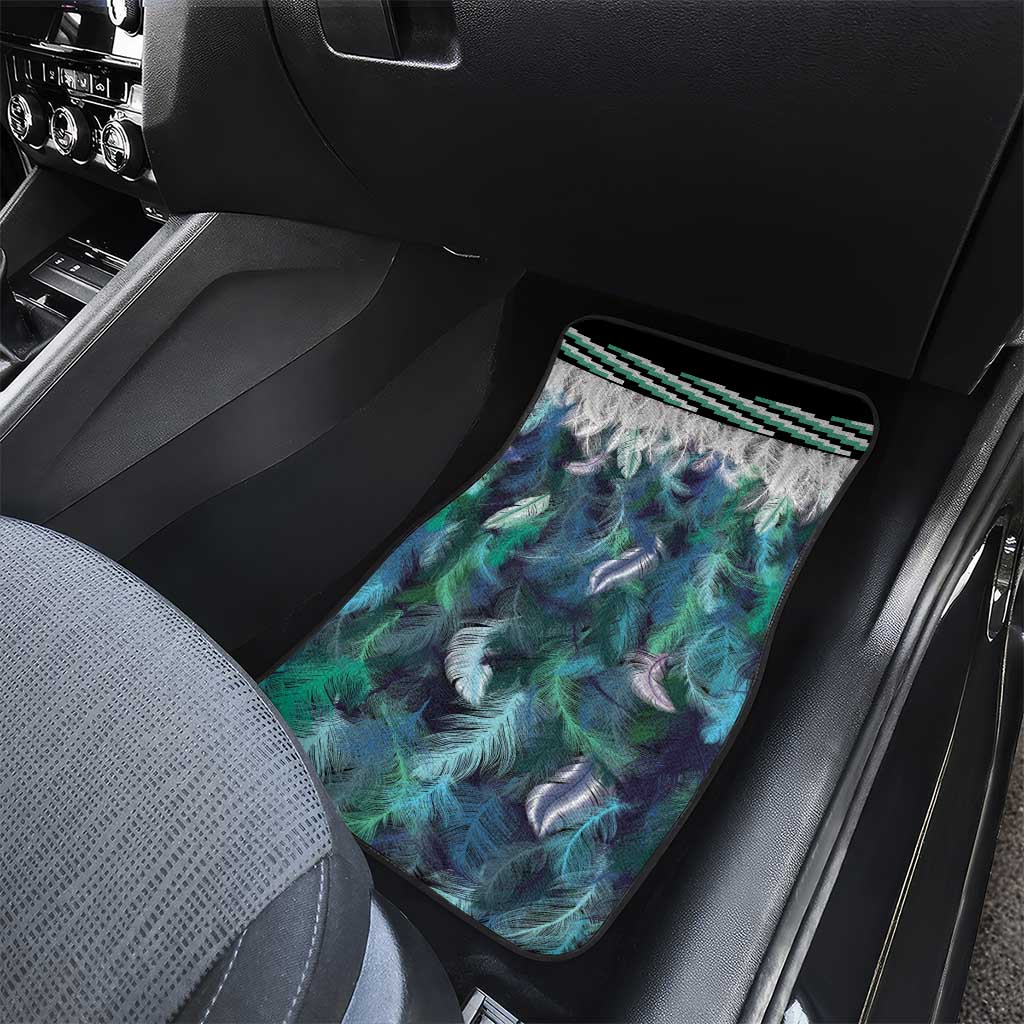 Aotearoa Korowai Motif Car Mats Maori Koru Poutama