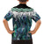 Aotearoa Korowai Motif Family Matching Summer Maxi Dress and Hawaiian Shirt Maori Koru Poutama