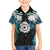 Aotearoa Korowai Motif Family Matching Summer Maxi Dress and Hawaiian Shirt Maori Koru Poutama