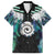Aotearoa Korowai Motif Hawaiian Shirt Maori Koru Poutama