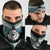 Aotearoa Korowai Motif Neck Gaiter Maori Koru Poutama - Polynesian Pride