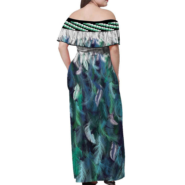 Afro Paisley Udzima wa Komori Summer Maxi Dress Comoros Is In My DNA LT14