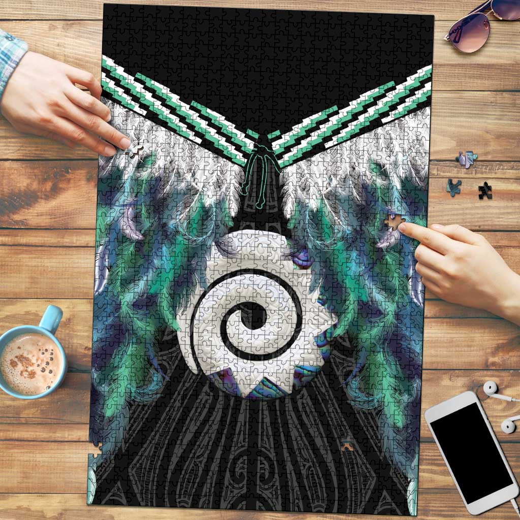 Aotearoa Korowai Motif Puzzle Maori Koru Poutama - Polynesian Pride