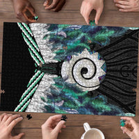 Aotearoa Korowai Motif Puzzle Maori Koru Poutama LT14 - Polynesian Pride