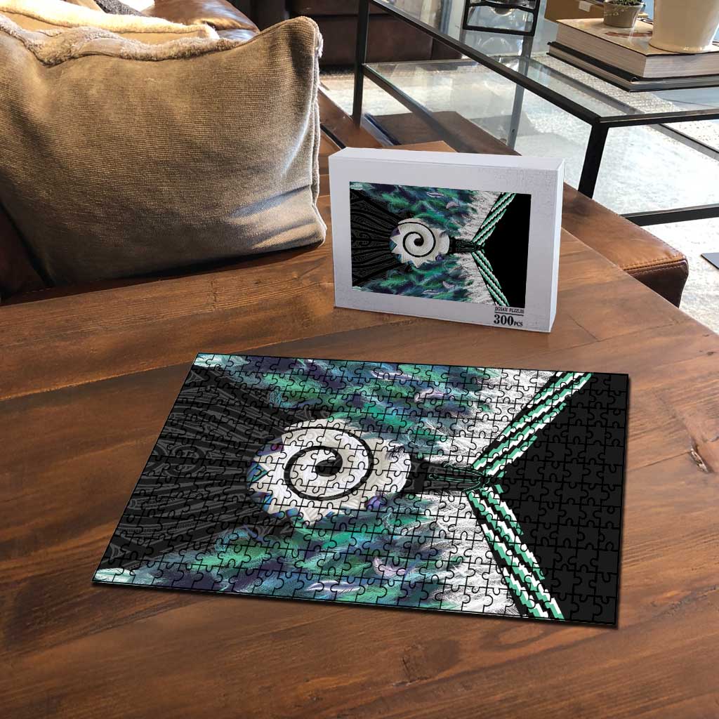 Aotearoa Korowai Motif Puzzle Maori Koru Poutama LT14 - Polynesian Pride