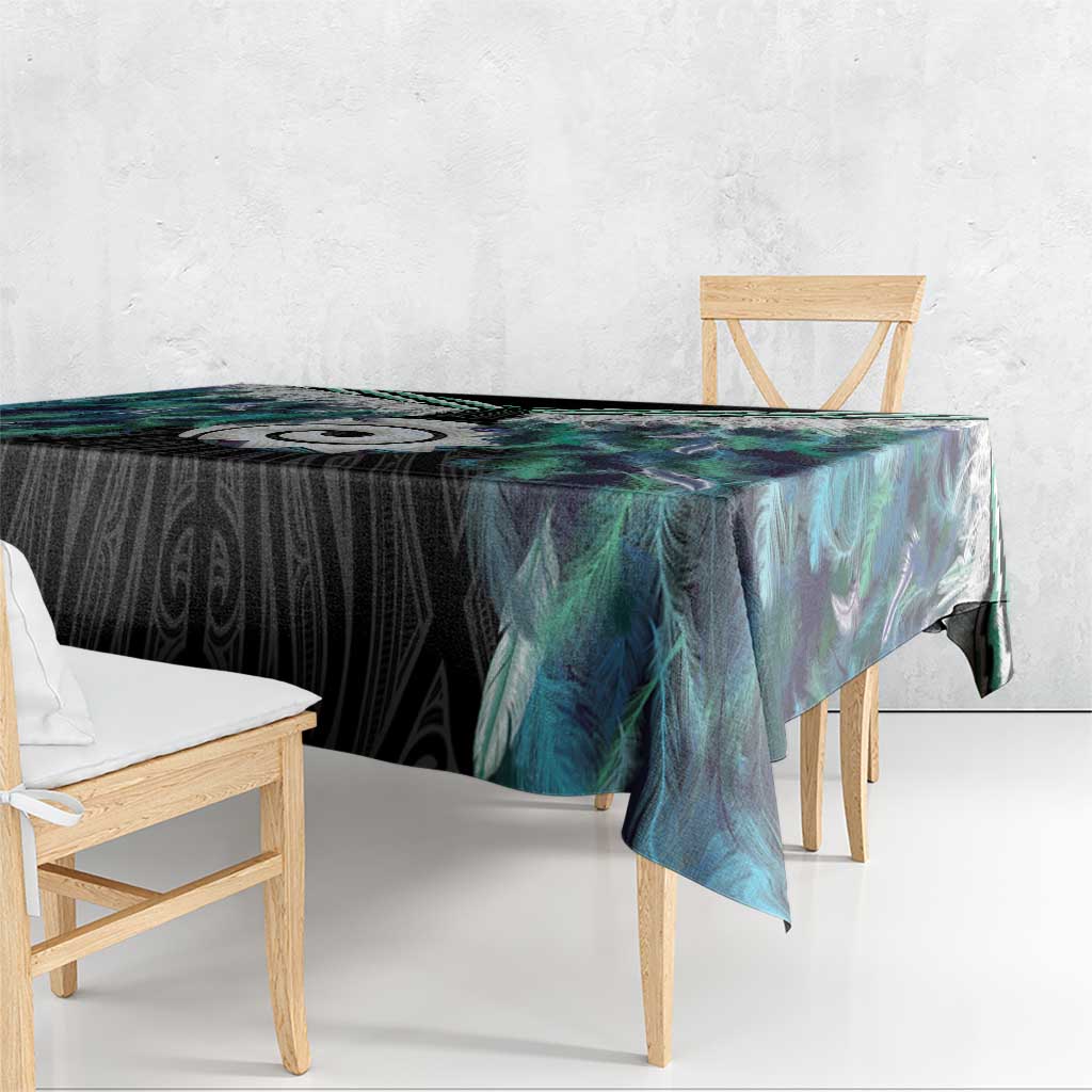 Aotearoa Korowai Motif Tablecloth Maori Koru Poutama
