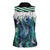 Aotearoa Korowai Motif Women Sleeveless Polo Shirt Maori Koru Poutama