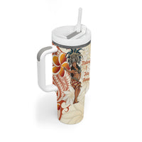 Heiva i Tahiti Tumbler With Handle Ori Tahitian Dance Tiare Maori LT14 - Polynesian Pride