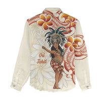 Heiva i Tahiti Women Casual Shirt Ori Tahitian Dance Tiare Maori LT14 - Polynesian Pride