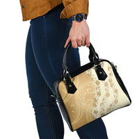 Heiva i Tahiti Shoulder Handbag Tahitian Tiare Maori Cowrie Lei Brown LT14 - Polynesian Pride