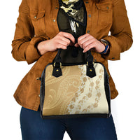 Heiva i Tahiti Shoulder Handbag Tahitian Tiare Maori Cowrie Lei Brown LT14 - Polynesian Pride