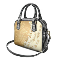 Heiva i Tahiti Shoulder Handbag Tahitian Tiare Maori Cowrie Lei Brown LT14 - Polynesian Pride