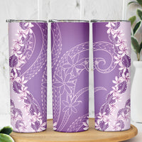 Heiva i Tahiti Skinny Tumbler Tahitian Tiare Maori Cowrie Lei Purple LT14 - Polynesian Pride
