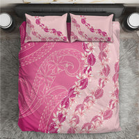 Heiva i Tahiti Bedding Set Tahitian Tiare Maori Cowrie Lei Pink LT14 Pink - Polynesian Pride