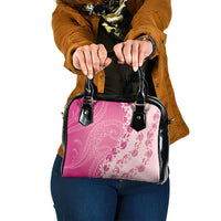 Heiva i Tahiti Shoulder Handbag Tahitian Tiare Maori Cowrie Lei Pink LT14 One Size Pink - Polynesian Pride