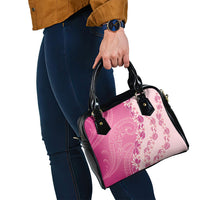 Heiva i Tahiti Shoulder Handbag Tahitian Tiare Maori Cowrie Lei Pink LT14 - Polynesian Pride