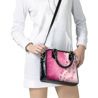 Heiva i Tahiti Shoulder Handbag Tahitian Tiare Maori Cowrie Lei Pink LT14 - Polynesian Pride