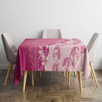 Heiva i Tahiti Tablecloth Tahitian Tiare Maori Cowrie Lei Pink LT14 - Polynesian Pride