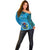 13 March Penrhyn Island Gospel Day Off Shoulder Sweater Cook Islands Tribal Pattern LT14 - Polynesian Pride