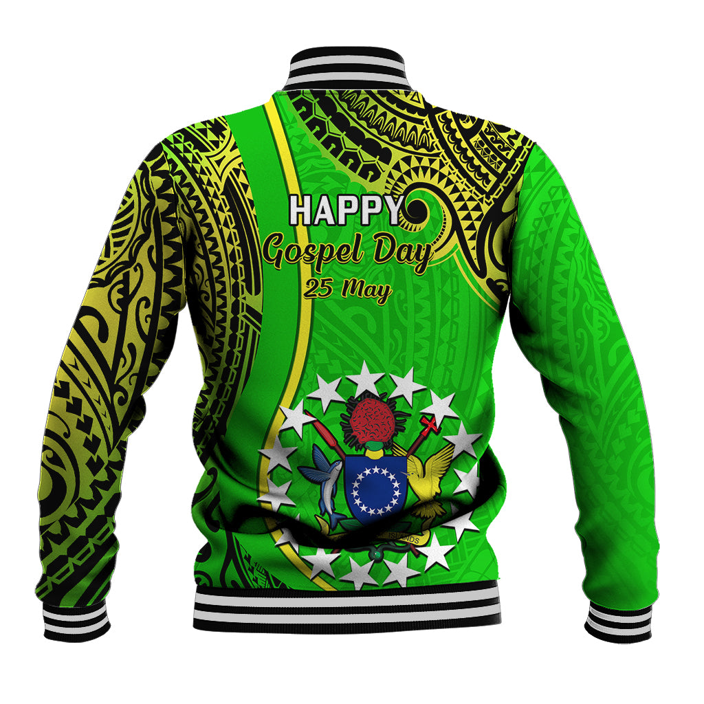 25 May Palmerston Island Gospel Day Baseball Jacket Cook Islands Tribal Pattern LT14 - Polynesian Pride