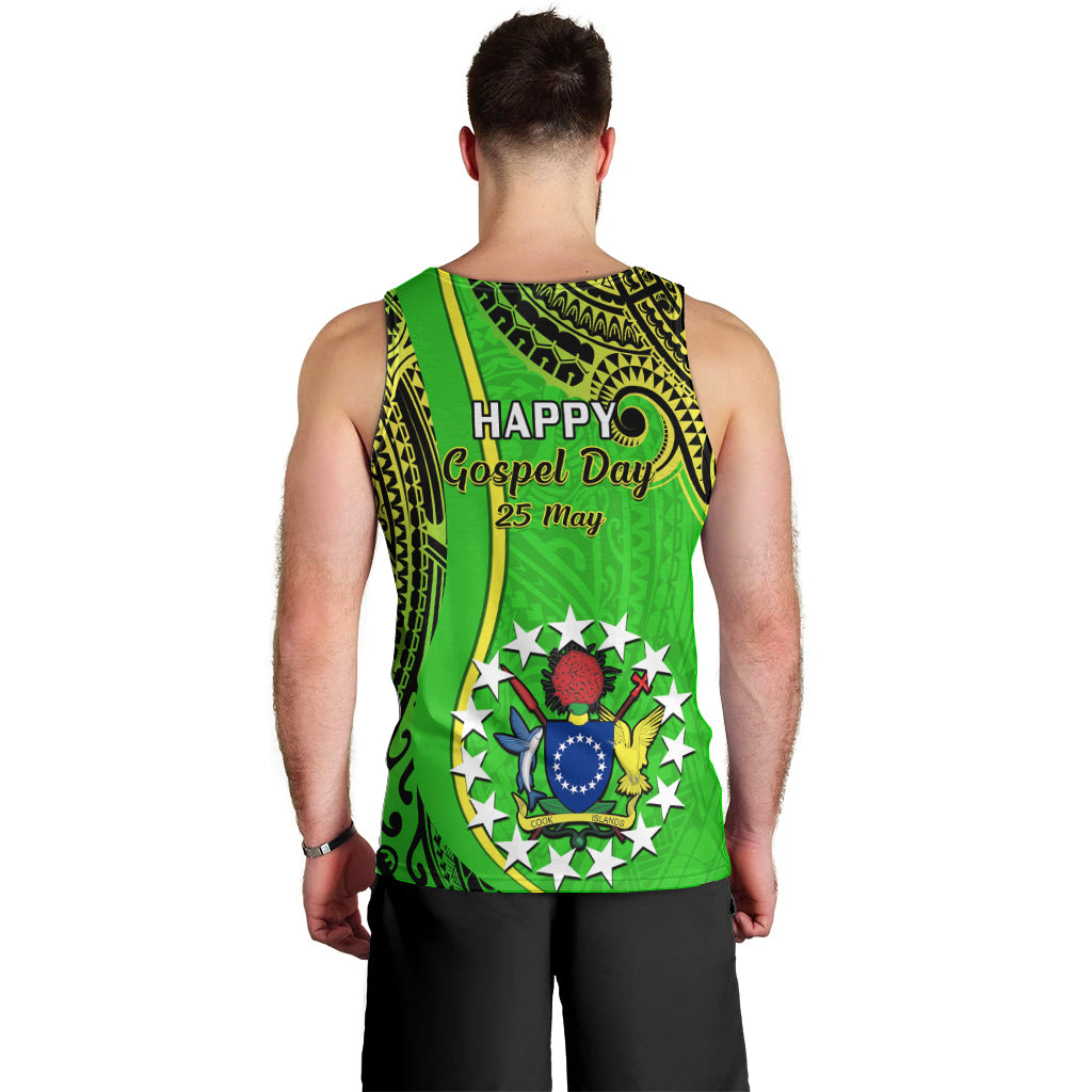 25 May Palmerston Island Gospel Day Men Tank Top Cook Islands Tribal Pattern LT14 - Polynesian Pride