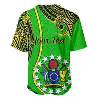 Personalised 25 May Palmerston Island Gospel Day Baseball Jersey Cook Islands Tribal Pattern LT14 - Polynesian Pride