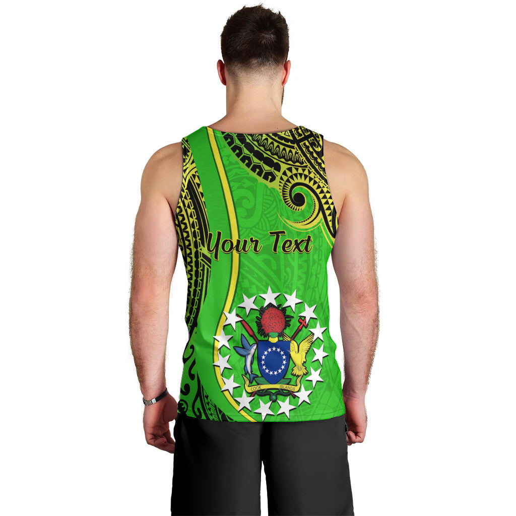 Personalised 25 May Palmerston Island Gospel Day Men Tank Top Cook Islands Tribal Pattern LT14 - Polynesian Pride