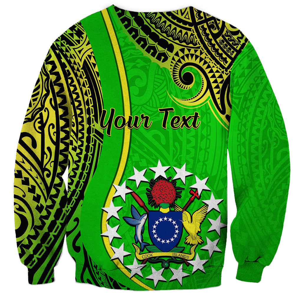 Personalised 25 May Palmerston Island Gospel Day Sweatshirt Cook Islands Tribal Pattern LT14 - Polynesian Pride