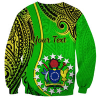 Personalised 25 May Palmerston Island Gospel Day Sweatshirt Cook Islands Tribal Pattern LT14 - Polynesian Pride