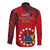 20 July Atiu Island Gospel Day Long Sleeve Button Shirt Cook Islands Tribal Pattern LT14 - Polynesian Pride
