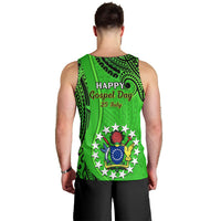 25 July Rarotonga Island Gospel Day Men Tank Top Cook Islands Tribal Pattern LT14 - Polynesian Pride