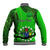 Personalised 25 July Rarotonga Island Gospel Day Baseball Jacket Cook Islands Tribal Pattern LT14 - Polynesian Pride