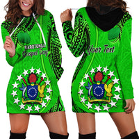 Personalised 25 July Rarotonga Island Gospel Day Hoodie Dress Cook Islands Tribal Pattern LT14 - Polynesian Pride