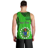 Personalised 25 July Rarotonga Island Gospel Day Men Tank Top Cook Islands Tribal Pattern LT14 - Polynesian Pride