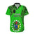 21 July Mitiaro Island Gospel Day Hawaiian Shirt Cook Islands Tribal Pattern LT14 Green - Polynesian Pride