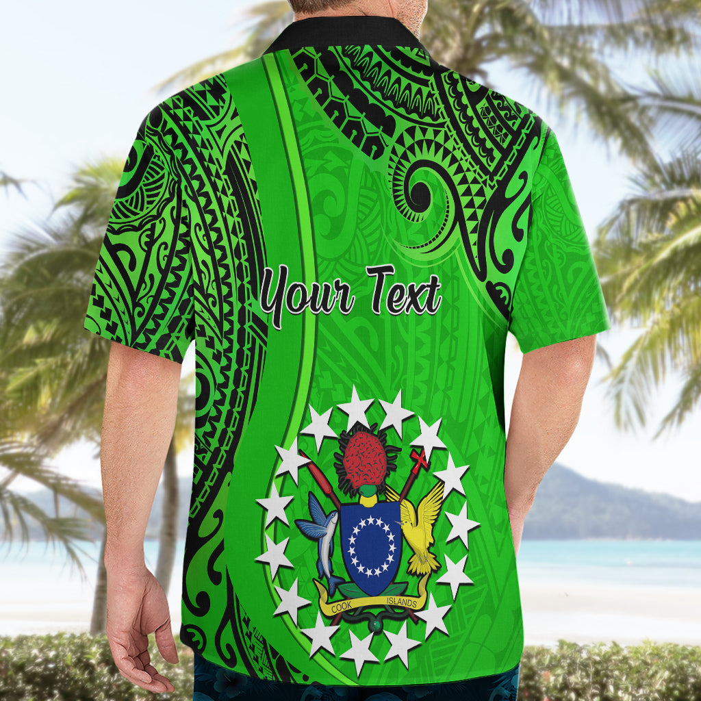 Personalised 21 July Mitiaro Island Gospel Day Hawaiian Shirt Cook Islands Tribal Pattern LT14 - Polynesian Pride