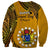 8 August Manihiki Island Gospel Day Sweatshirt Cook Islands Tribal Pattern LT14 - Polynesian Pride