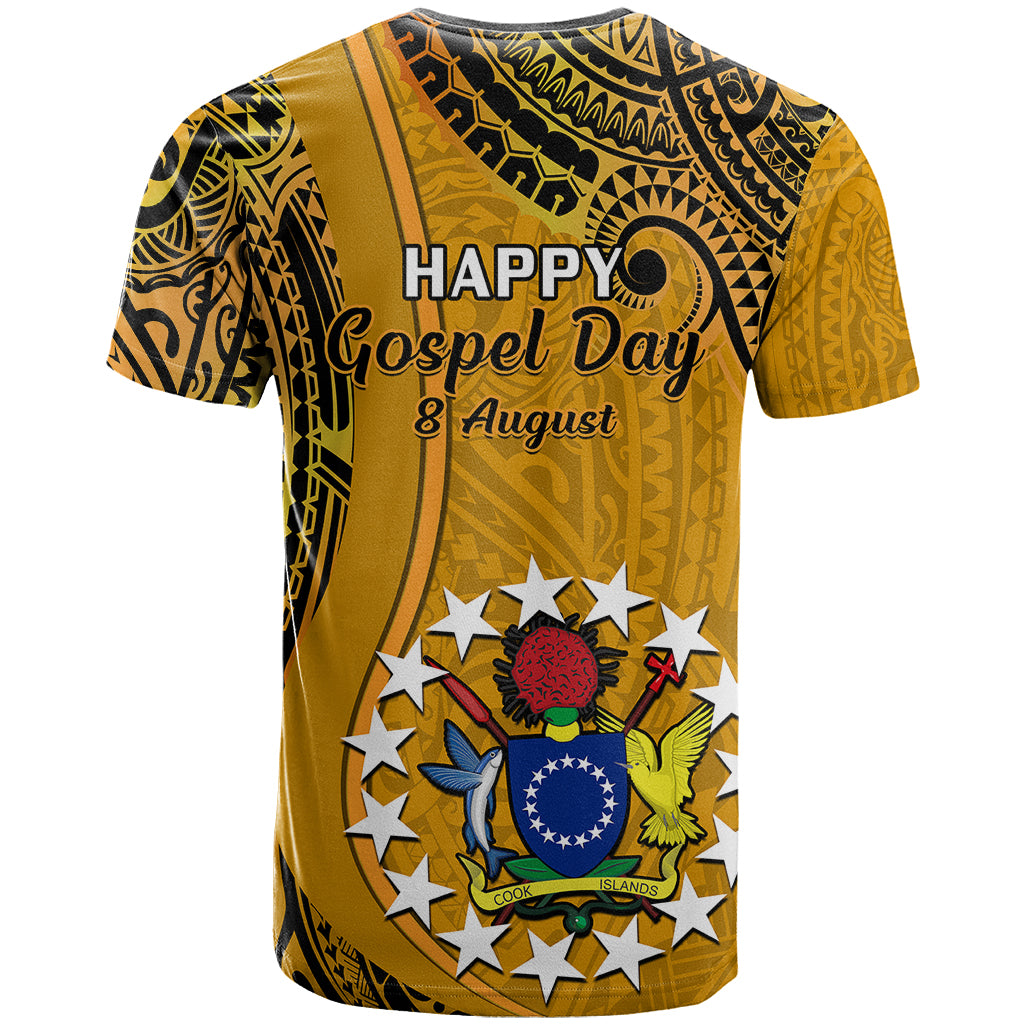 8 August Manihiki Island Gospel Day T Shirt Cook Islands Tribal Pattern LT14 - Polynesian Pride