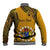 Personalised 8 August Manihiki Island Gospel Day Baseball Jacket Cook Islands Tribal Pattern LT14 - Polynesian Pride