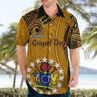 Personalised 8 August Manihiki Island Gospel Day Hawaiian Shirt Cook Islands Tribal Pattern LT14 - Polynesian Pride