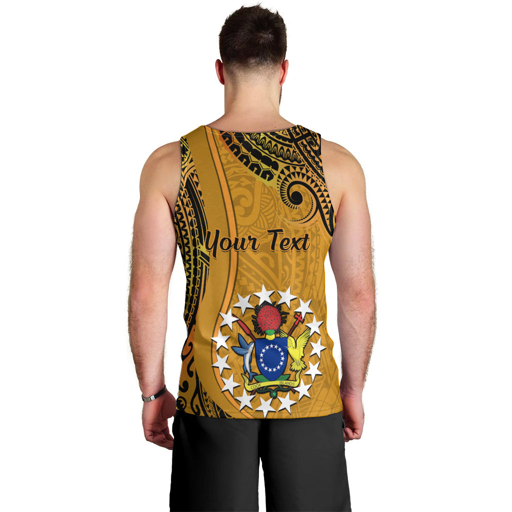 Personalised 8 August Manihiki Island Gospel Day Men Tank Top Cook Islands Tribal Pattern LT14 - Polynesian Pride