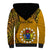 Personalised 8 August Manihiki Island Gospel Day Sherpa Hoodie Cook Islands Tribal Pattern LT14 - Polynesian Pride