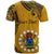 Custom 8 August Manihiki Island Gospel Day T Shirt Cook Islands Tribal Pattern LT14 - Polynesian Pride