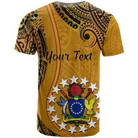 Custom 15 August Rakahanga Island Gospel Day T Shirt Cook Islands Tribal Pattern LT14 - Polynesian Pride