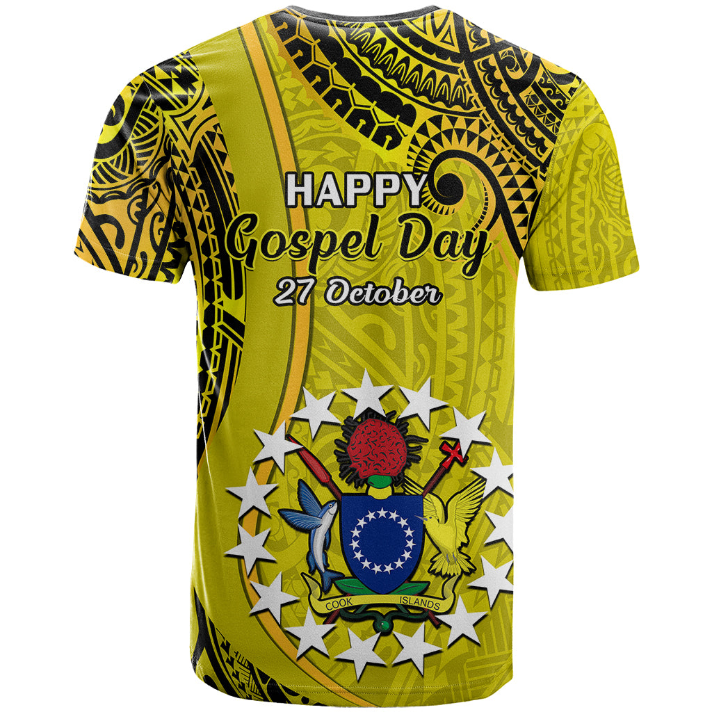27 October Aitutaki Island Gospel Day T Shirt Cook Islands Tribal Pattern LT14 - Polynesian Pride
