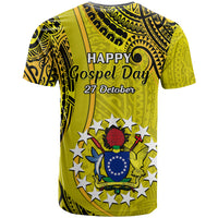 27 October Aitutaki Island Gospel Day T Shirt Cook Islands Tribal Pattern LT14 - Polynesian Pride