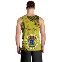 Personalised 27 October Aitutaki Island Gospel Day Men Tank Top Cook Islands Tribal Pattern LT14 - Polynesian Pride