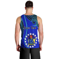 Personalised 8 December Pukapuka Island Gospel Day Men Tank Top Cook Islands Tribal Pattern LT14 - Polynesian Pride