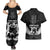 New Zealand Silver Fern Rugby Couples Matching Summer Maxi Dress and Hawaiian Shirt Haka Dance With Aotearoa Maori Pattern