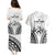 Fiji Tapa Rugby Couples Matching Puletasi and Hawaiian Shirt Cibi Dance With Fijian Pattern